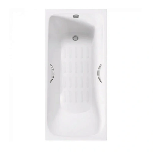 Ванна чугунная Delice Continental Plus 100х70 см с отверстиями под ручки - фото 1