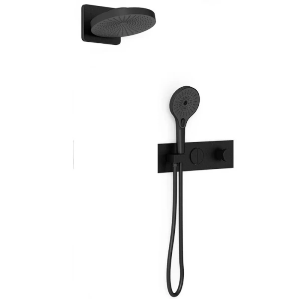 Душевой комплект Vincea черный VSFW-422TI1MB (детальная фотография), черные