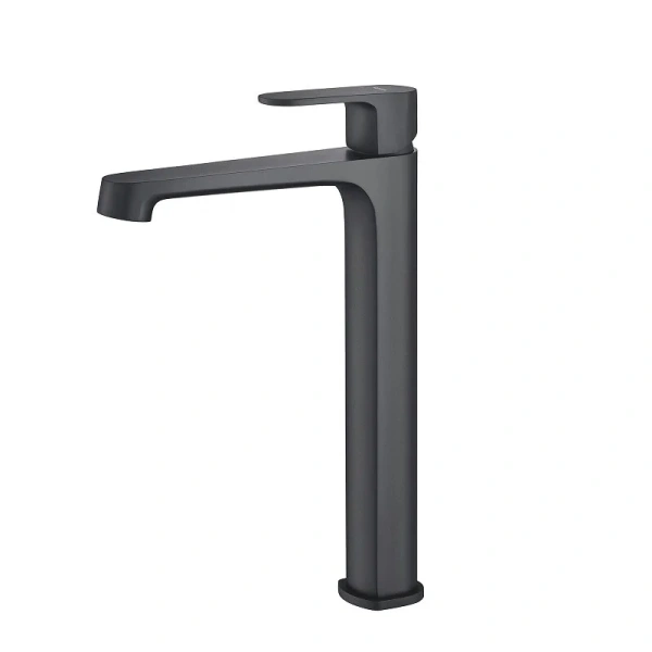 Смеситель для раковины Акватек Оберон черный AQ1204MB (детальная фотография)