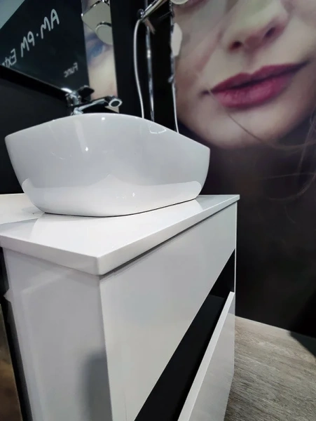 Раковина Am.Pm Func 45 см белая M8FWCC10450WG (детальная фотография), одинарные