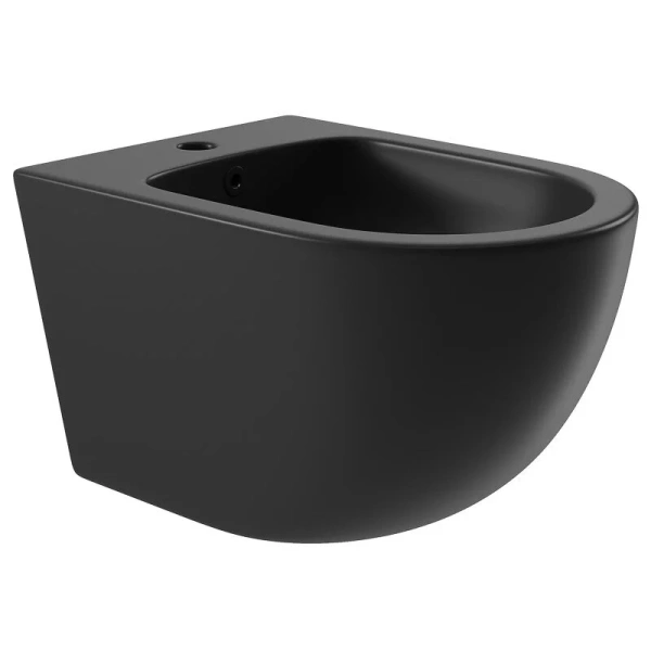 Биде подвесное Aqueduto Ovo черное матовое OVO0340 (детальная фотография)
