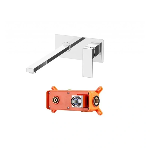 Смеситель для раковины BelBagno Romano с внутренней частью ROM-BLM-CRM (детальная фотография)