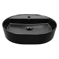 Раковина Creo Ceramiqu 56 см черная матовая