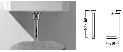 Унитаз Devon&Devon Oxford IBWCOXF с высоким бачком (детальная фотография), с высоким бачком