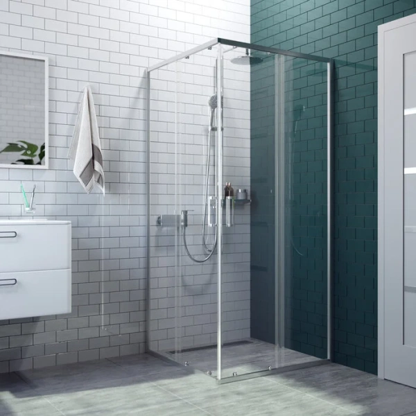 Душевой уголок IDDIS Zodiac 90х90 см глянцевый алюминиевый профиль ZOD6CS9i23 (детальная фотография), современные, hi-tech