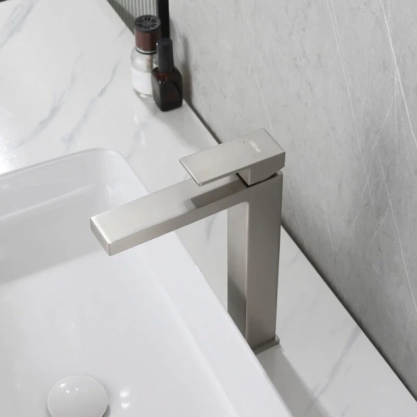 Смеситель для раковины Abber Daheim сатин AF8211SP (детальная фотография), современные, hi-tech