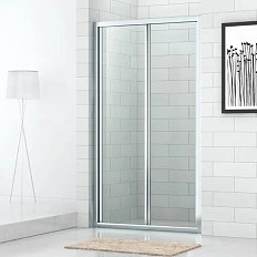 Душевая дверь в нишу Cezares Eco 90 см стекло прозрачное