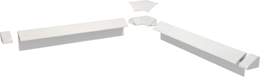 Бордюр Berges 195 см для ванн и душевых поддонов 051032 (детальная фотография)