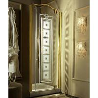 Душевая дверь, профиль золото, Eurodesign