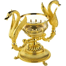 Мыльница Migliore Luxor два лебедя