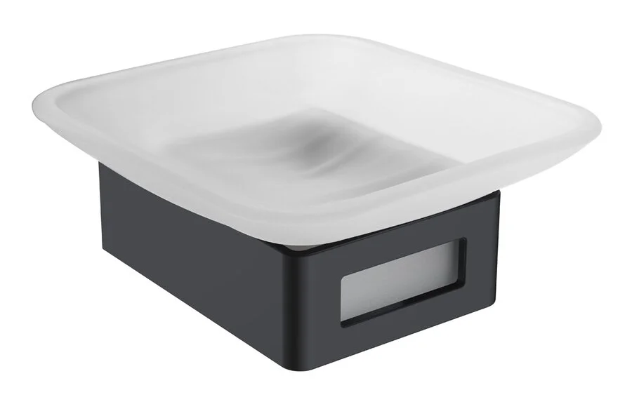 Мыльница Boheme Q черная/золото 10943-G-B (детальная фотография)