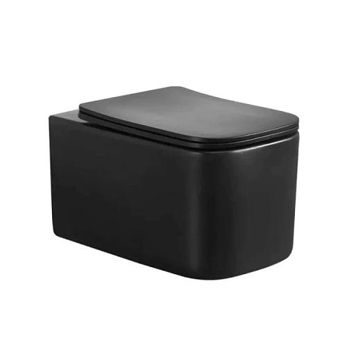 Унитаз подвесной Boheme Mane черный матовый - фото 3