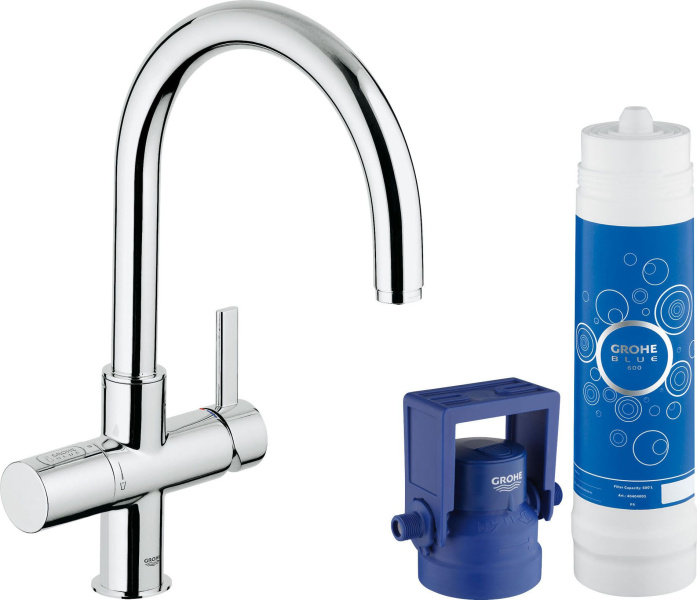 Смеситель для кухни,хром, GROHE Blue Pure 33249001 (детальная фотография)