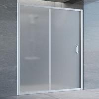 Душевая дверь профиль матовый хром стекло сатин Vegas-glass