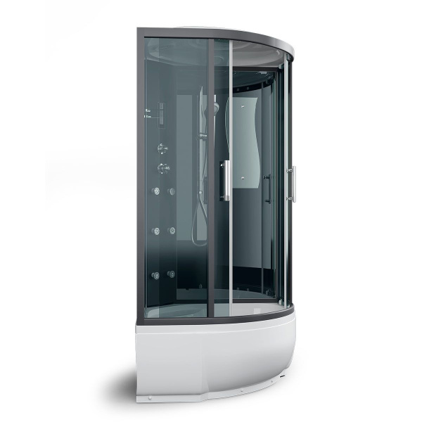 Душевая кабина, высокий поддон, Erlit Eclipse ER 5710TP-C24 100 ER5710TP-C24 (детальная фотография), 100х100