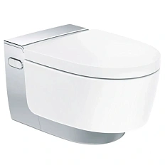 Унитаз подвесной Geberit AquaClean белый/хром