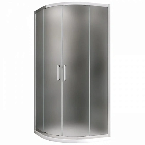 Душевой уголок Abber Schwarzer Diamant 80x80 см стекло матовое - фото 2