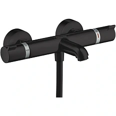 Смеситель для ванны Hansgrohe Ecostat термостатический, черный матовый