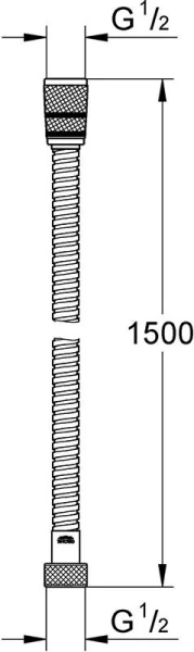 Шланг Grohe Rotaflex 28417000 (детальная фотография), шланги для душа