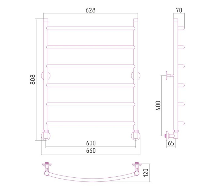 Схема (детальная фотография), хром