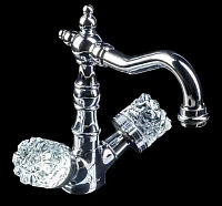Смеситель для раковины Boheme Crystal хром