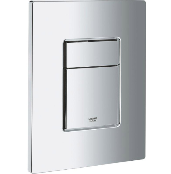 Инсталляция для унитаза Grohe Solido кнопка хром 38811000 (детальная фотография), слив эконом-стандарт под две клавиши
