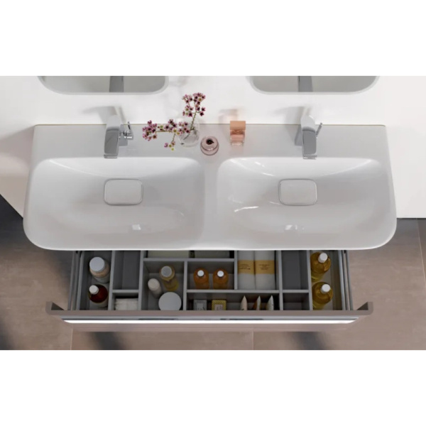 Раковина подвесная Geberit My Day 135430600 130 см (детальная фотография), современные, hi-tech