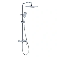 Душевая стойка Black&White Universe хром