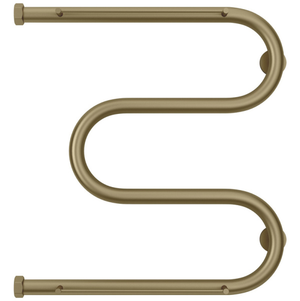 Полотенцесушитель водяной Сунержа М-образный 50x50 см золотой шелк 32-4008-5050 (детальная фотография), современные, hi-tech