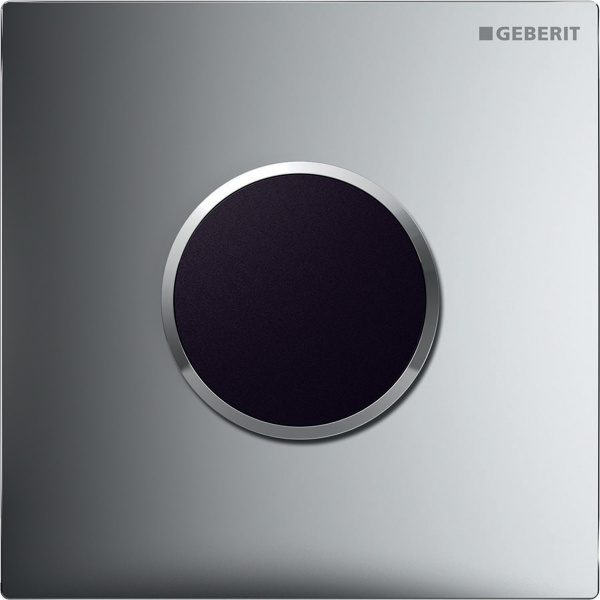 Клавиша смыва Geberit Sigma 10 матовый хром/кольцо глянцевый хром 116.025.KN.1 (детальная фотография)