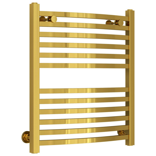 Полотенцесушитель водяной Сунержа Аркус 0251-6050 50х60 см из нержавеющей стали (детальная фотография), для систем горячего водоснабжения, для систем отопления, с нижним подключением