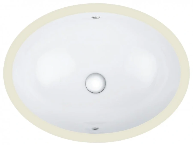 Раковина Grohe Bau Ceramic 39423000 (детальная фотография), подвесные, пристенные