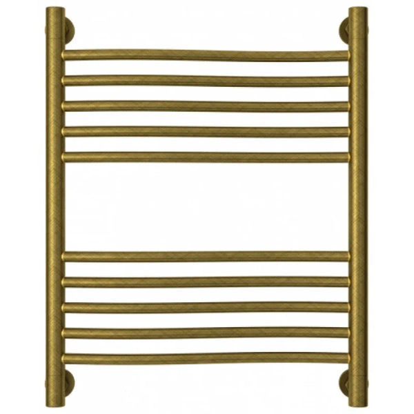 Полотенцесушитель водяной Сунержа Флюид+ 50х60 см состаренная бронза 05-0222-6050 (детальная фотография), бронза