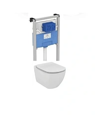 Унитаз с инсталляцией Ideal Standard ProSys Tesi технология AquaBlade