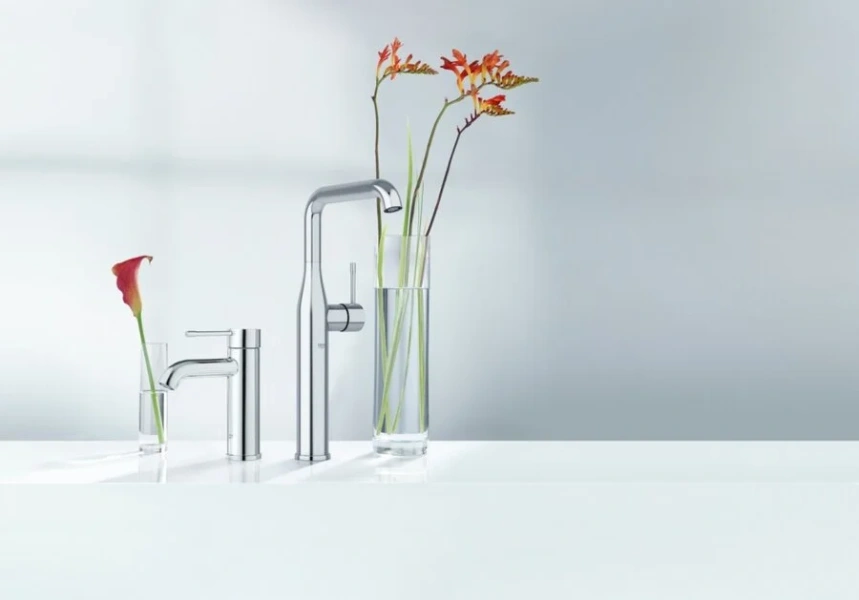 Смеситель для раковины Grohe Essence New 23591001 (детальная фотография), хром