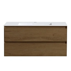Тумба под раковину подвесная Vincea Luka 100 см дуб табак