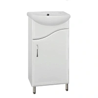 Тумба под раковину напольная Style Line Эко Волна 40 см белая