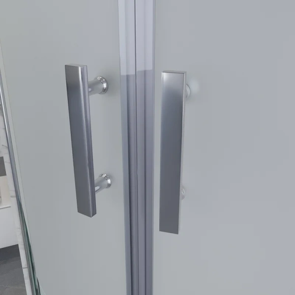 Душевая кабина Niagara Ultra 90х90 см с гидромассажем 3080164 (детальная фотография), хромированный профиль