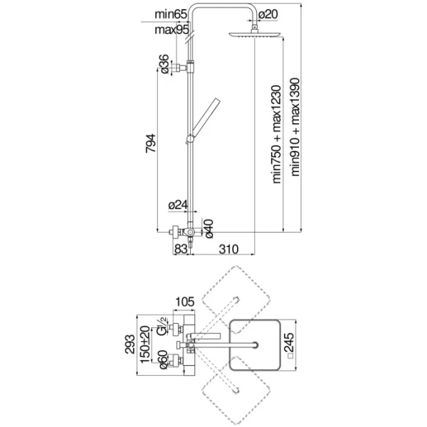 Схема (детальная фотография), хром, черные