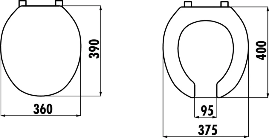 Крышка-сидение с микролифтом Creavit дюропласт KC0403.01.0000E (детальная фотография), с микролифтом
