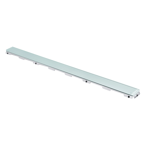 Панель для слива стеклянная, 80 см, цвет зелёный, Tece TECEdrainline 600890 (детальная фотография)