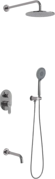 Душевой комплект BERGES Ventas хром сильвер 073007 (детальная фотография)