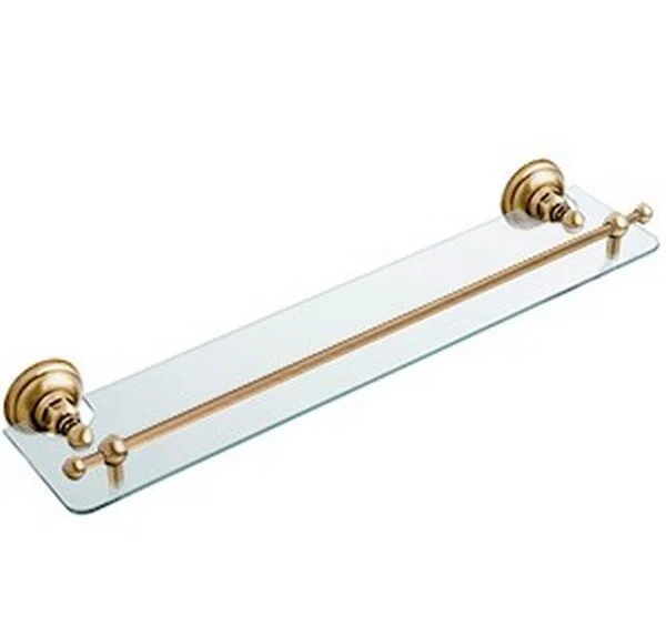 Полка со стеклом для ванной, бронза, Nicolazzi Classica 1480BZ (детальная фотография)