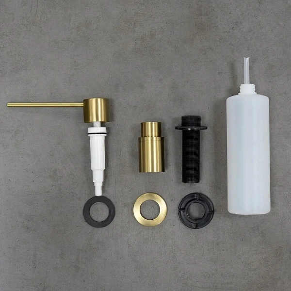 Дозатор Lemark Expert светлое золото LM8201LGN (детальная фотография) index_1