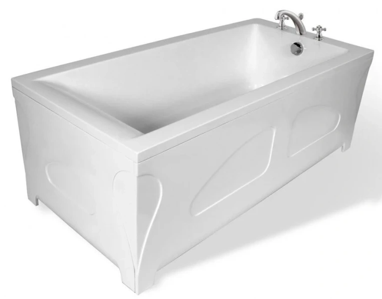 Ванна из литьевого мрамора Эстет Дельта 170x80 см белая глянцевая ФР-00000655 (детальная фотография)