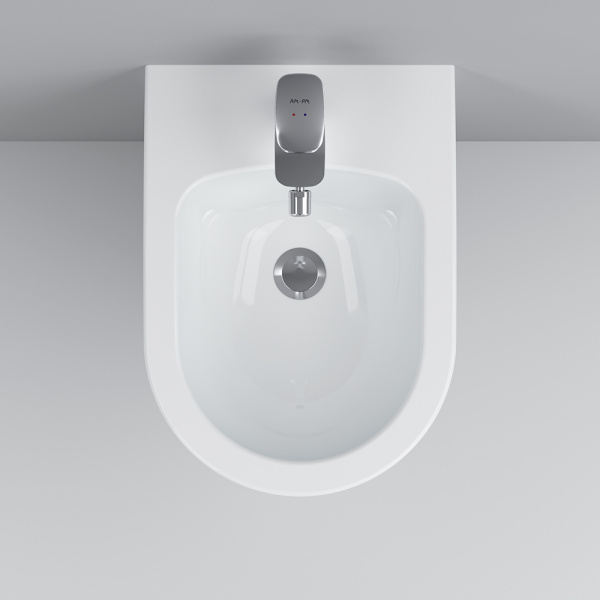 Биде подвесное AP.PM Spirit V2.0 C703411WH (детальная фотография), современные, hi-tech