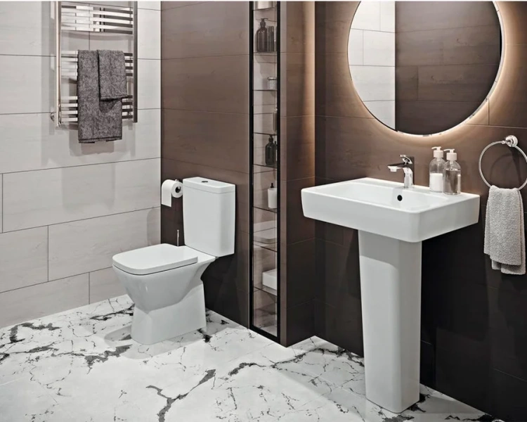 Раковина Santek Нео 60 см белая 1WH302186 (детальная фотография), прямоугольной формы