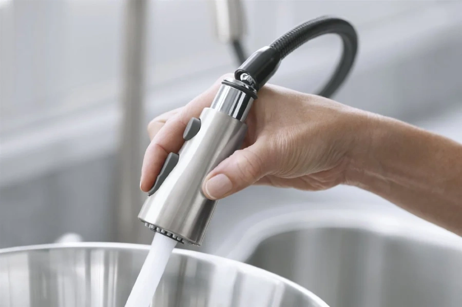 Смеситель для кухни Jacob Delafon Simplice однорычажный 596D-CP (детальная фотография), хром