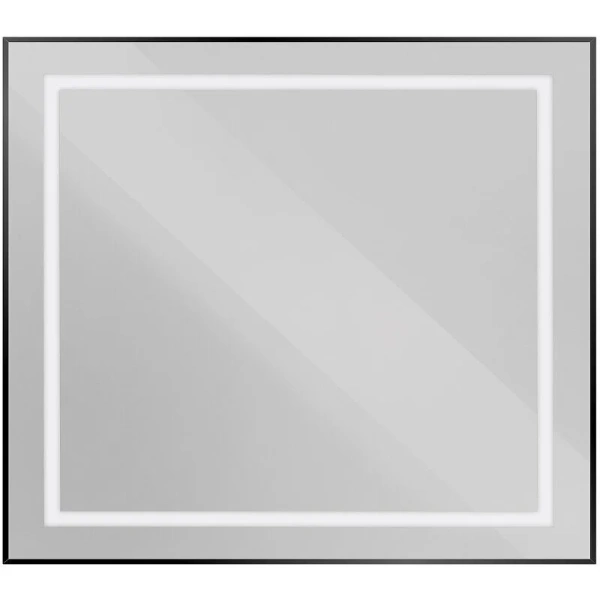 Зеркало с подсветкой BelBagno Kraft 90 см черное SPC-KRAFT-900-800-SENS-NERO (детальная фотография)