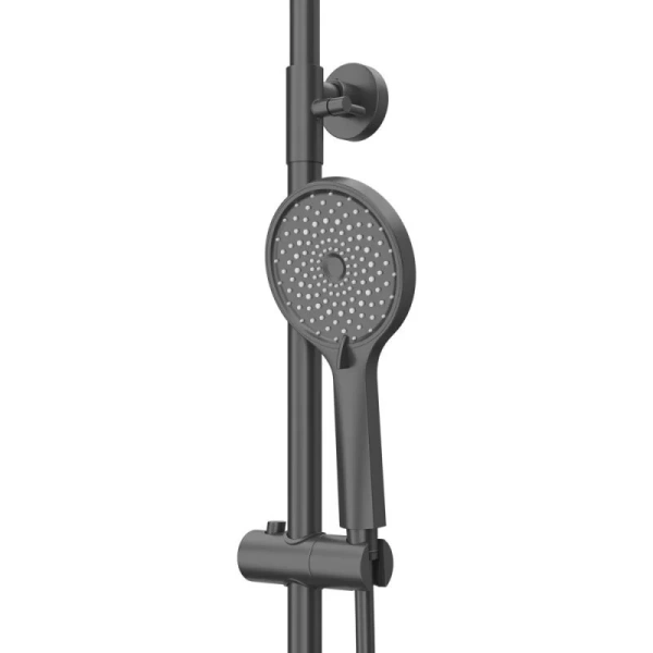 Душевая стойка Cezares Relax черный матовый RELAX-CD-NOP (детальная фотография), без излива